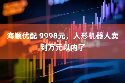 海顺优配 9998元，人形机器人卖到万元以内了